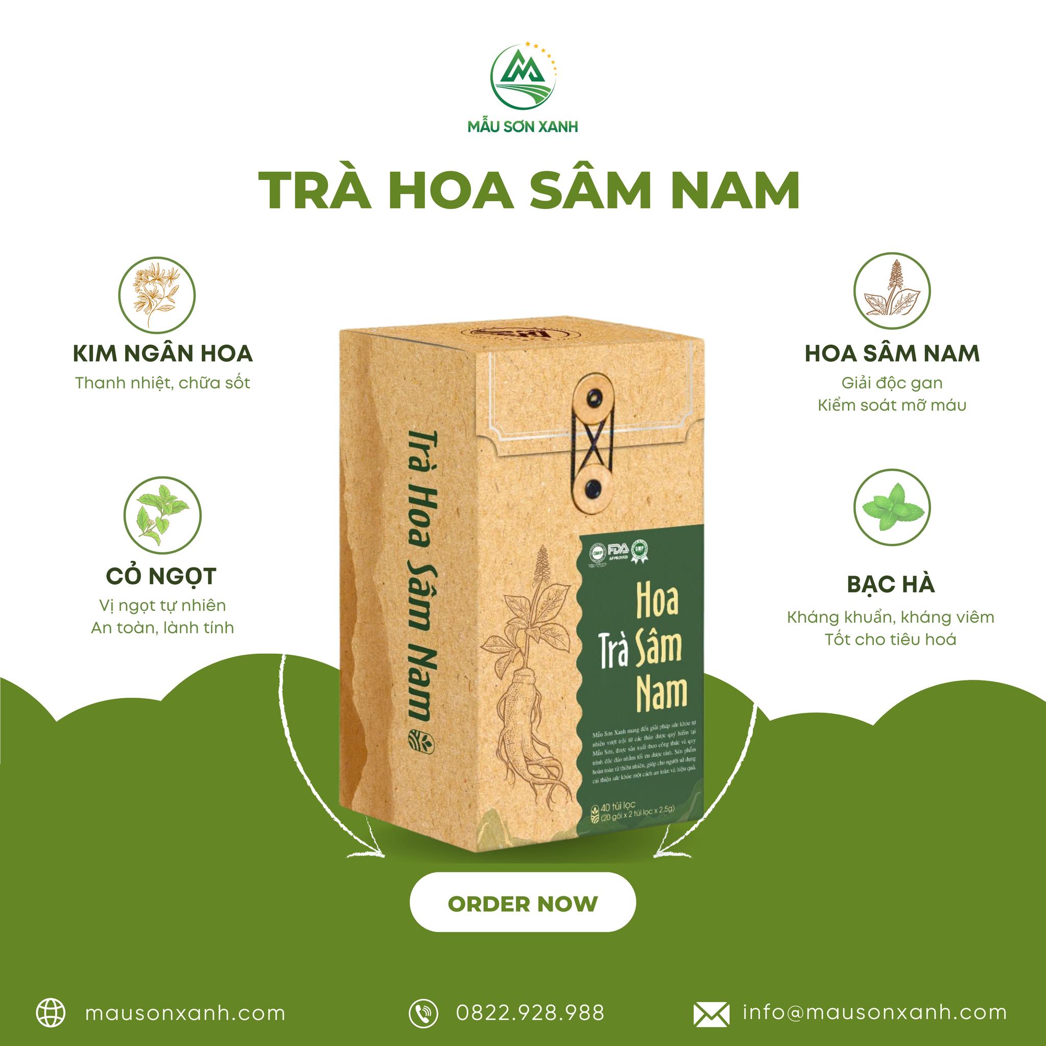 Trà Hoa Sâm Nam Mẫu Sơn: Công Dụng Tuyệt Vời Từ Dược Liệu Rừng Núi Cao